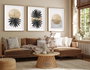 Wallity Huhu210 - Set de 3 Pinturas Decorativas en MDF de 35 x 50 cm
